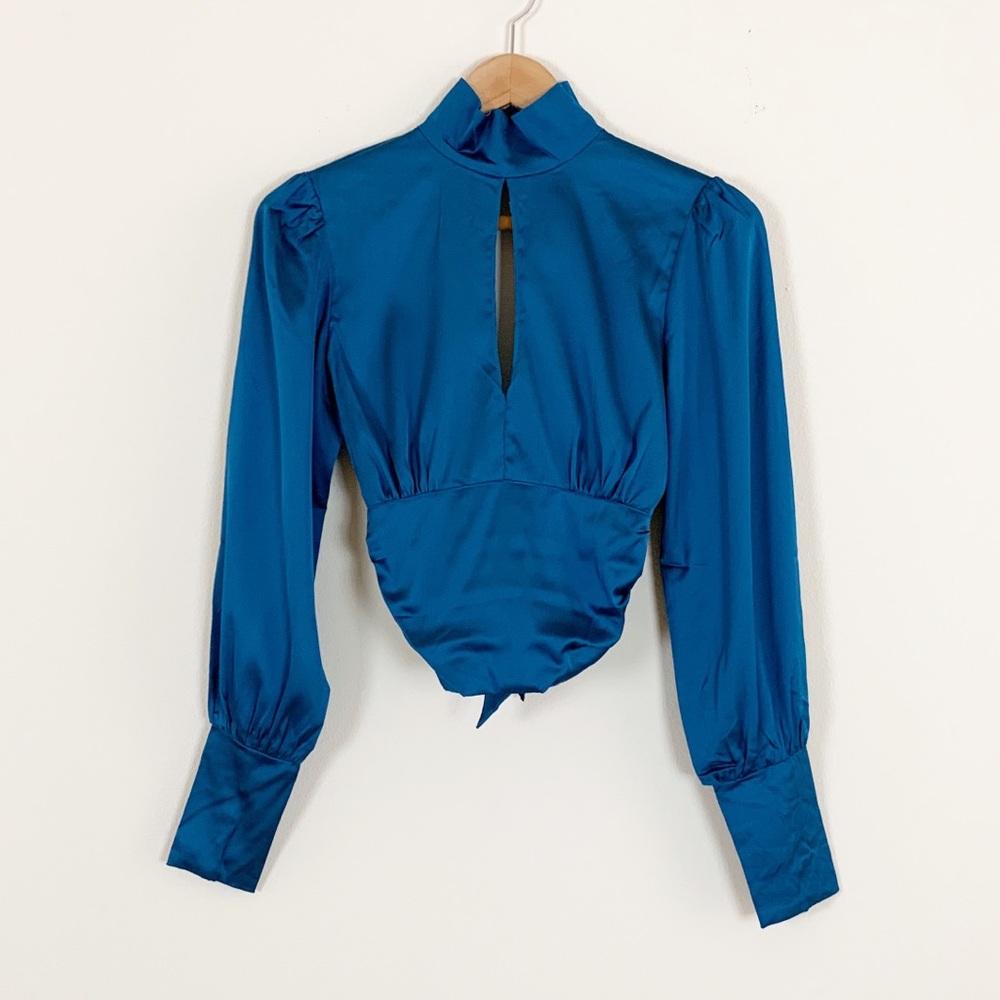 Mock Neck Blouse - Picture 6 of 7